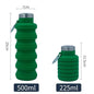 Collapsible Water Bottle Silicone Bottles New Portable Silicone Water Bottle Retractable Folding Bottle Outdoor Travel Tools