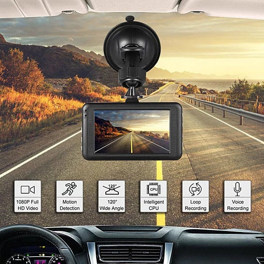 Black Box Dash Cam 1080P G-Sensor Looping Bilkamera