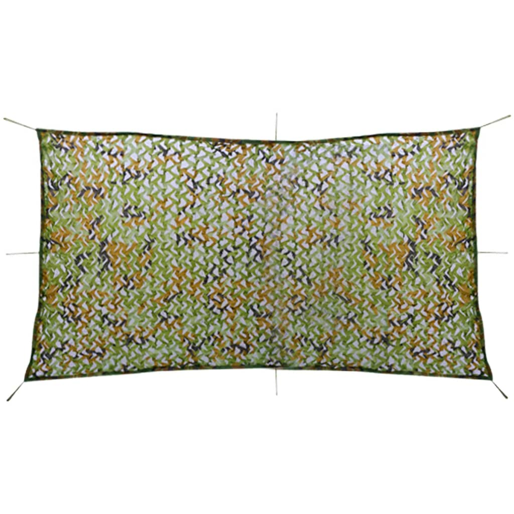 vidaXL Camouflage Net with Storage Bag 4.9'x9.8'