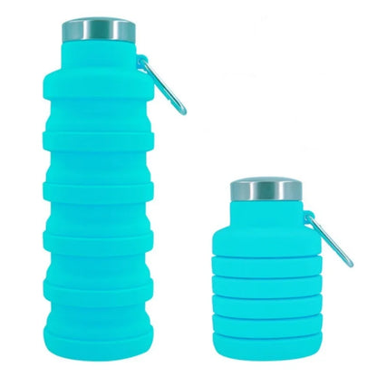 Collapsible Water Bottle Silicone Bottles New Portable Silicone Water Bottle Retractable Folding Bottle Outdoor Travel Tools