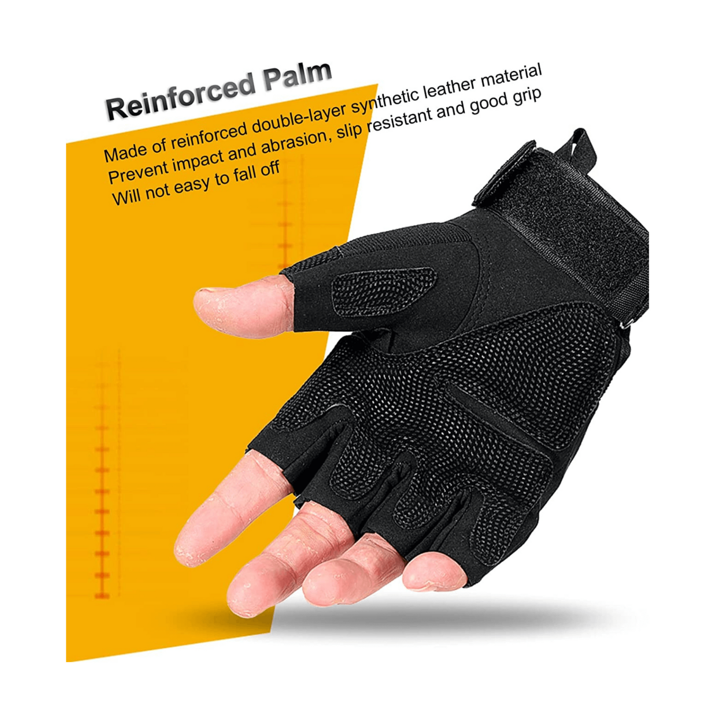 Tactical Fingerless Airsoft Gloves for Outdoor Sports, Paintball, and Motorcycling