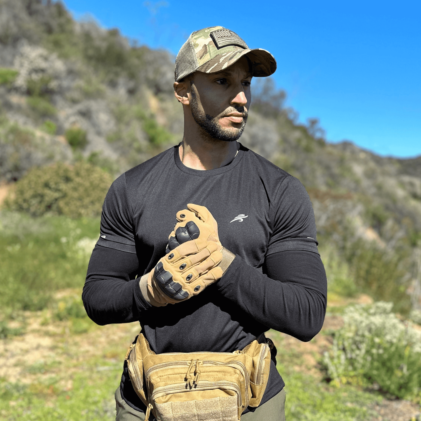 Tactical Military Airsoft Gloves for Outdoor Sports, Paintball, and Motorcycling with Touchscreen Fingertip Capability