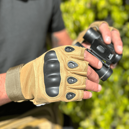 Tactical Fingerless Airsoft Gloves for Outdoor Sports, Paintball, and Motorcycling