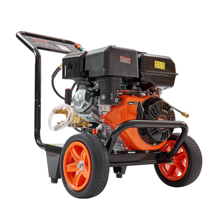 VEVOR Gas Pressure Washer, 4400 PSI 4.0 GPM, Gas Powered Pressure Washer with Copper Pump, Spray Gun and Extension Wand, 5 Quick Connect Nozzles, for Cleaning Cars, Homes, Driveways, Patios