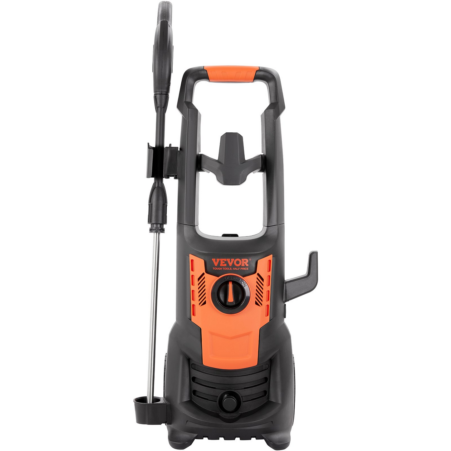 VEVOR Electric Pressure Washer, 2150 PSI, Max. 1.8 GPM, 1800W Power Washer w/ 26 ft Hose, 4 Quick Connect Nozzles, Foam Cannon, Portable to Clean Patios, Cars, Fences, Driveways