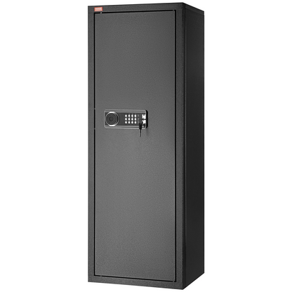 VEVOR 10-12 Rifles Gun Safe, Rifle Safe with Lock & Digital Keypad, Quick Access Tall Gun Storage Cabinet with Removable Shelf, Rifle Cabinet for Home Rifle and Shotguns