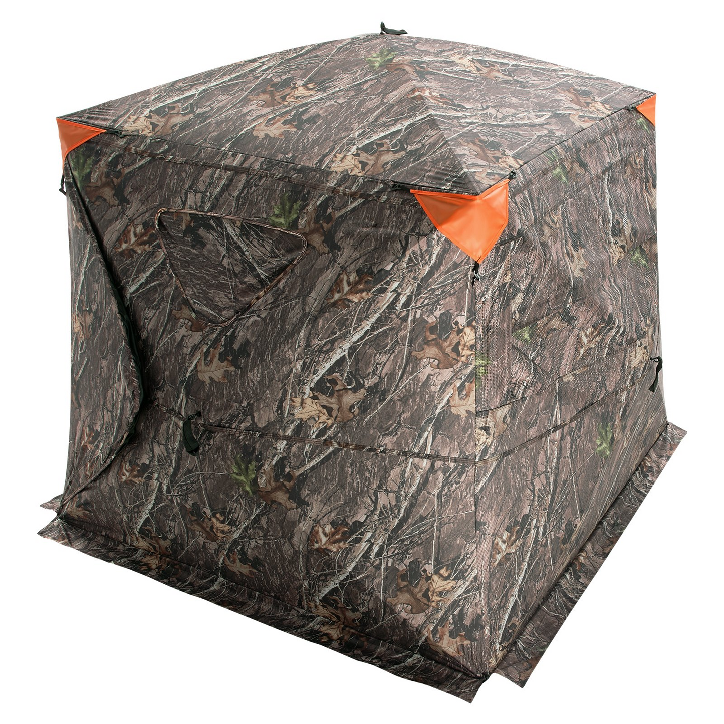 VEVOR Hunting Blind, 270° See Through Ground Blind, 4-5 Person Pop Up Deer Blind for Hunting with Carrying Bag, Portable Resilient Hunting Tent, One-Way See-Through Mesh for Turkey and Deer Hunting