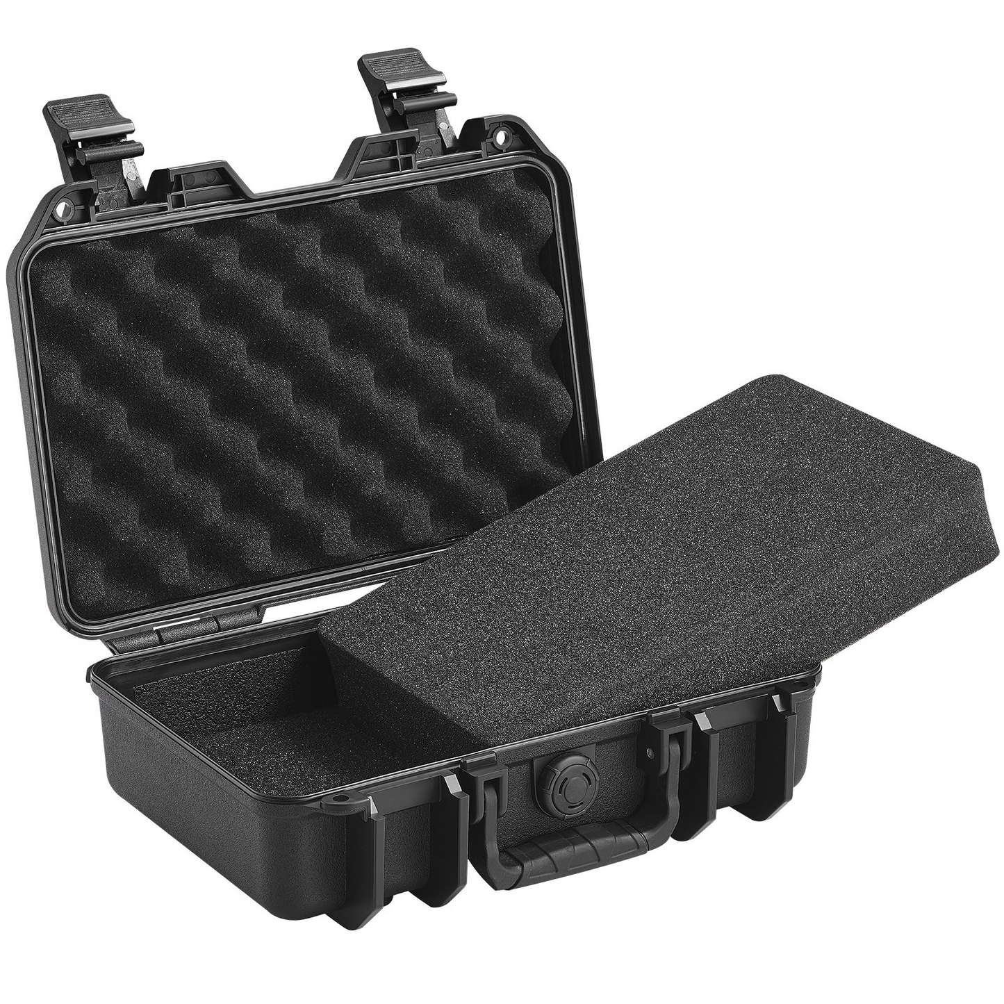 VEVOR Hard Pistol Cases with Pre-cut PU Foam Lockable Pistol Case for 1 Pistol