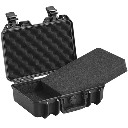 VEVOR Hard Pistol Cases with Pre-cut PU Foam Lockable Pistol Case for 1 Pistol