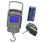 5Core Digital Fishing Scale 110lb/50kg Hanging Luggage Weighing Scales w Measuring Tape