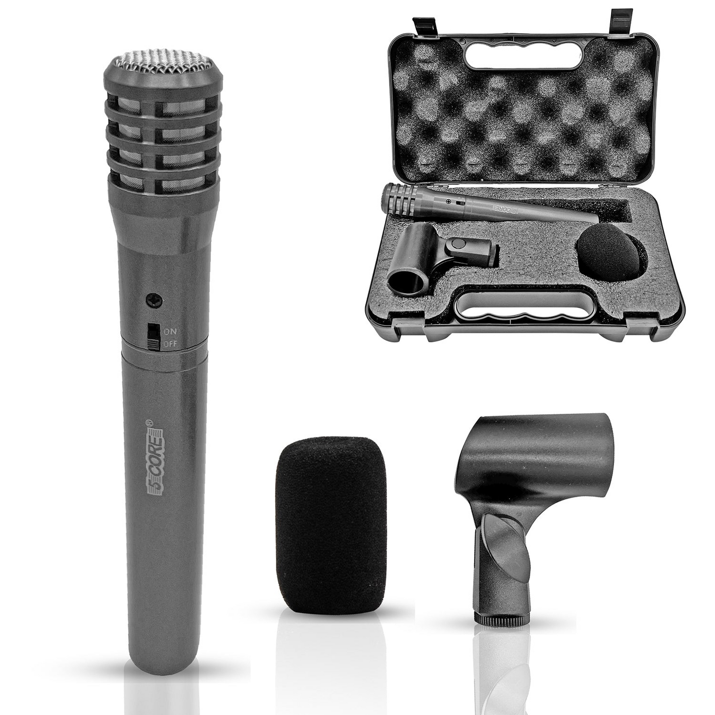 5Core Dynamic Instrument Microphone Professional XLR Cardioid Pencil Stick Condenser Mic