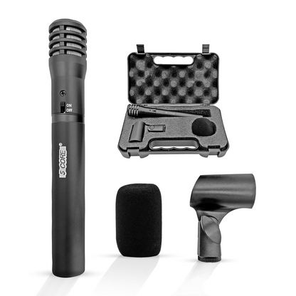 5Core Dynamic Instrument Microphone Professional XLR Cardioid Pencil Stick Condenser Mic