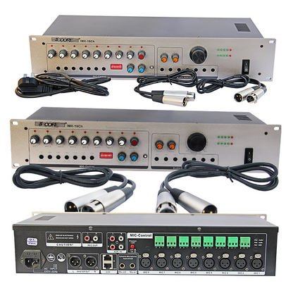 5Core 16 Channel Intelligent Conference Smart Audio Mixer Dj-utrustning för mikrofon