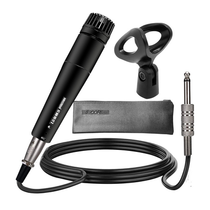 5 Core XLR Microphone Dynamic Mic Karaoke Singing Studio Microfono Handheld Mics