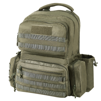 VEVOR Tactical Range Ryggsäck för 6 Pistols Gun Backpack Grön, Range Bag for handeldvapen Vapenväska Väska med låsbar dragkedja för skjutbana utomhusjakt