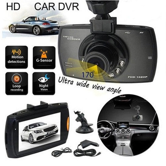 SafetyFirst HD 1080p Car Dash CamCorder med Night Vision