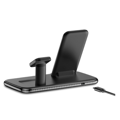 4 in 1 Wireless Fast Charging Hub - Charge Your Devices Simultaneously