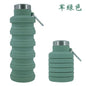 Collapsible Water Bottle Silicone Bottles New Portable Silicone Water Bottle Retractable Folding Bottle Outdoor Travel Tools