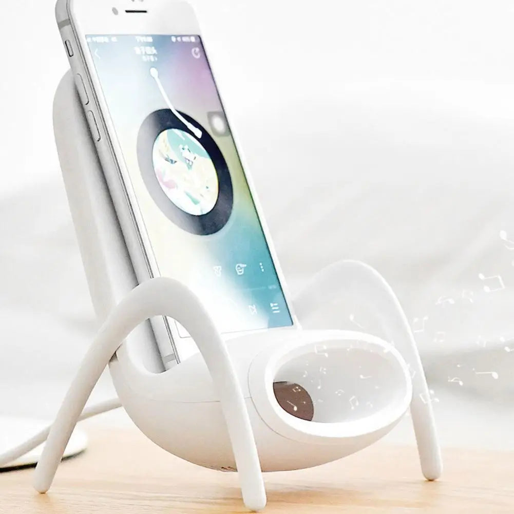 Mini Chair Wireless Charger Stand  15W Wireless Charging Stand Portable Mobile Phone Holder Charge Dock Station