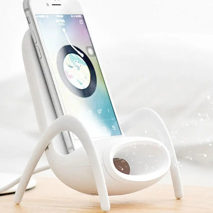 Mini Chair Wireless Charger Stand  15W Wireless Charging Stand Portable Mobile Phone Holder Charge Dock Station