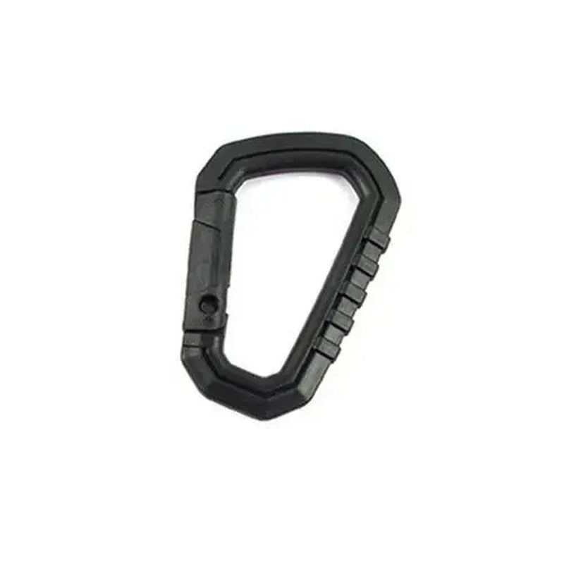 1Pcs Medium Tactical Hiking Accessories Outdoor Carabiner Trekking Backpack Buckle D Shape Plastic Carabiner Outdoor Safety Buck